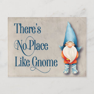 Carte Postale Faire-part Nouvelle maison gnome Nous avons déménagé Nouvelle