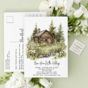 Carte Postale Faire-part Nouvelle Maison Pour Les Fêtes Maison Rustique Cha
