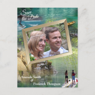 Carte Postale Faire-part Océans & rivières du monde, lacs & activités sport