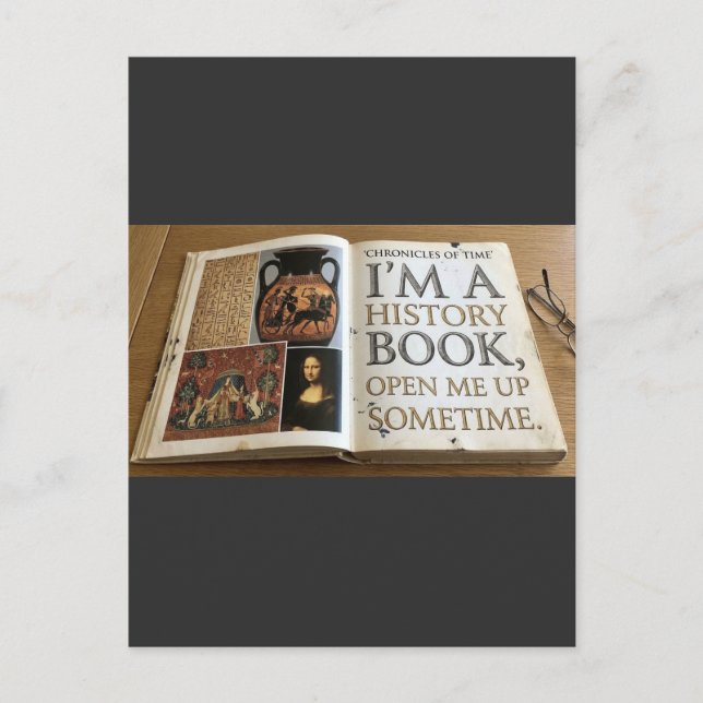 Carte Postale Faire-part Ouverture du livre d'histoire  (Devant)