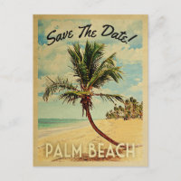 Palm Beach Floride Économisez La Date Vintage