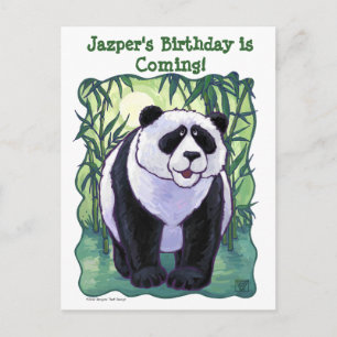 Carte Postale Faire-part Panda Bear Party Centre