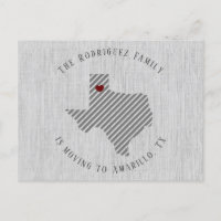 Panhandle Gray Linen et Heart Texas Moving