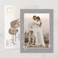 Pensez-Nous Dans Enregistrer La Date Photo Mariage