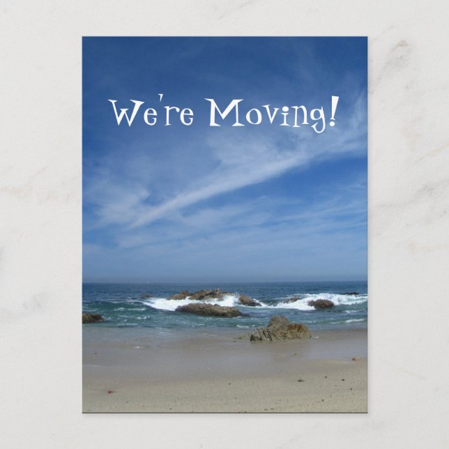 Carte Postale Faire-part Perfect Pacific ; changement d'adresse (Devant)