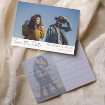 Photo des couples modernes Enregistrer la date Mar