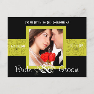 Carte Postale Faire-part Photo Enregistrer La Date