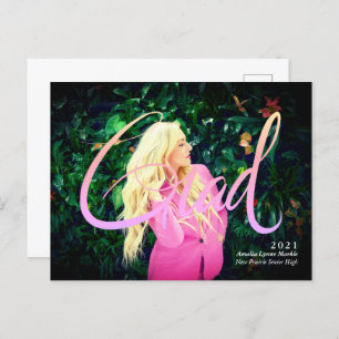 Carte Postale Faire-part Photo entièrement dorée Neon 2 Grad Overlay Faire-