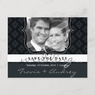 Carte Postale Faire-part PHOTO SAVE THE DATE :: pictureframe élégance 8