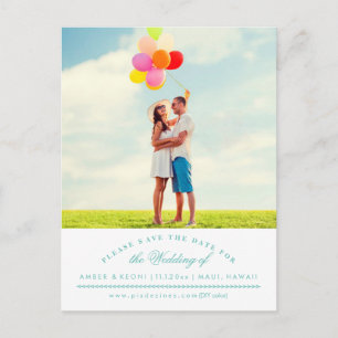 Carte Postale Faire-part PixDezines do-it-yourself couleur Enregistrer la d