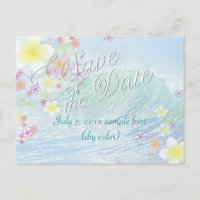 PixDezines/enregistrer la date/rêve de hula/vagues