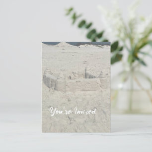 Carte Postale Faire-part Plage d'amour
