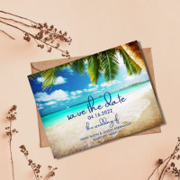 Plage tropicale Destination Mariage Sauvez les dat