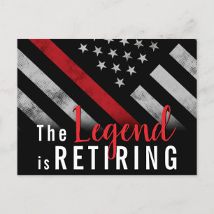 Carte Postale Faire-part Pompiers Pompiers Retraite