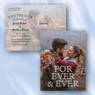 Carte Postale Faire-part Pour chaque mariage et chaque mariage Enregistrer 