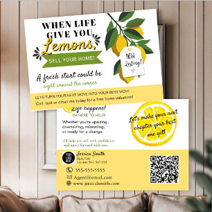 Carte Postale Faire-part Quand la vie vous donne des citrons vendez votre m