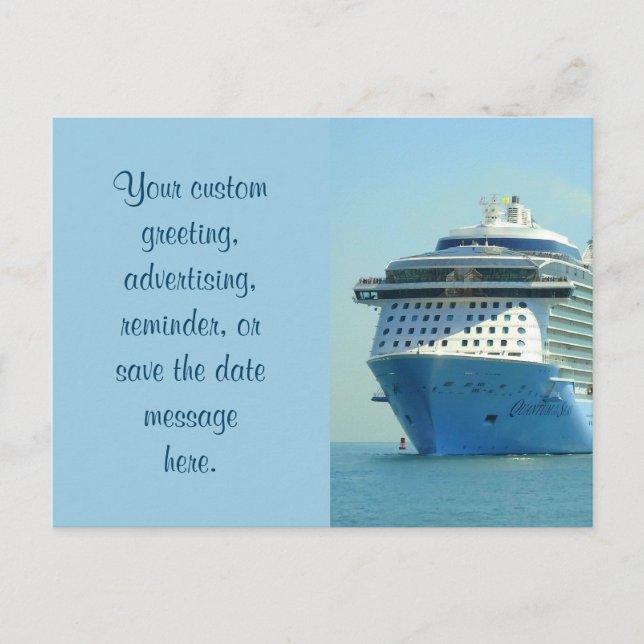 Carte Postale Faire-part Quantum appelle la coutume (Devant)