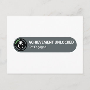 Carte Postale Faire-part Réalisation déverrouillée - Vous êtes engagé
