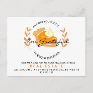 Carte Postale Faire-part référentiels de secteurs immobiliers