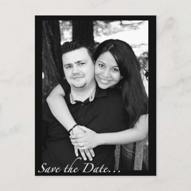 Carte Postale Faire-part Réservez la date (Devant)