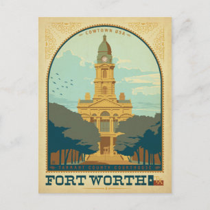 Carte Postale Faire-part Réservez la date - Fort Worth, TX