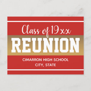 Carte Postale Faire-part Réunion de classe scolaire Enregistrer la date Rou