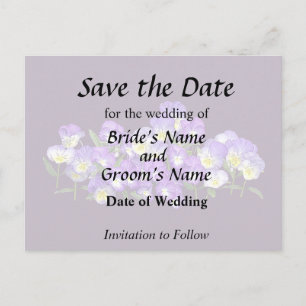 Carte Postale Faire-part Réunion de famille Pensée