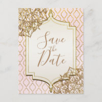 Rose Gold Maroc Nuits Arabes Enregistrer la Date