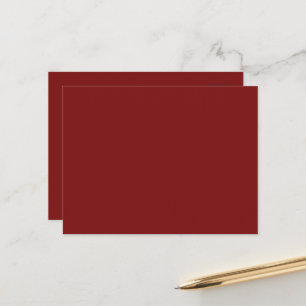 Carte Postale Faire-part Rouge Clair de Lune