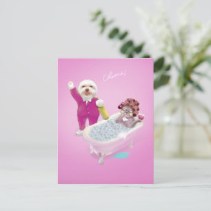 Carte Postale Faire-part Salutations de détente