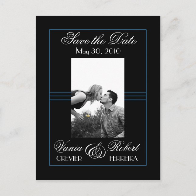Carte Postale Faire-part Sauvegarder la date (Devant)