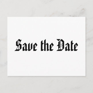 Carte Postale Faire-part Sauvegarder la date