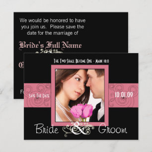 Carte Postale Faire-part Sauvegarder la date avec votre photo