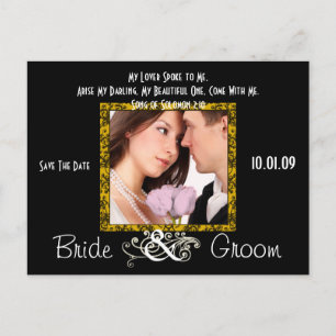 Carte Postale Faire-part Sauvegarder la date avec votre photo