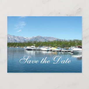 Carte Postale Faire-part Sauvegarder la date, Parc national de Grand Teton.