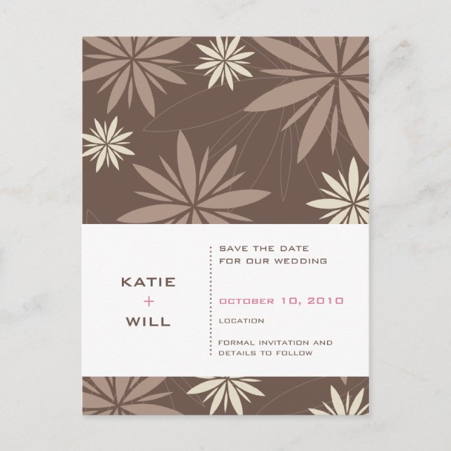 Carte Postale Faire-part Sauvegarder la date :: vitalité (Devant)