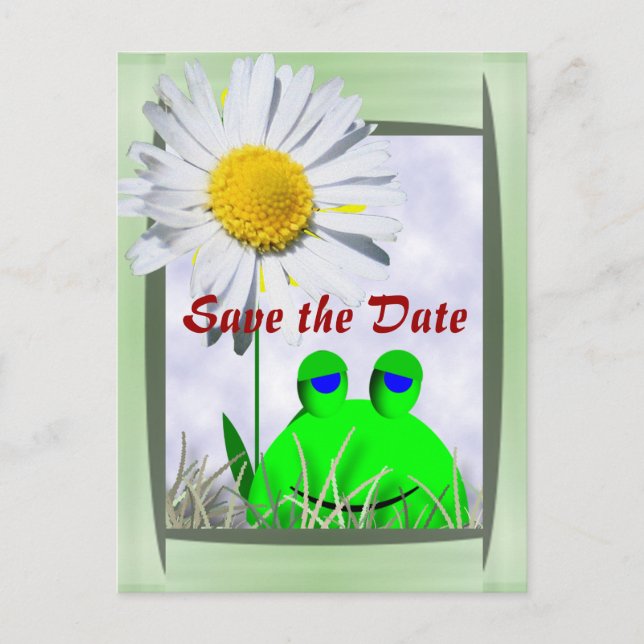 Carte Postale Faire-part Sauver la date (Devant)