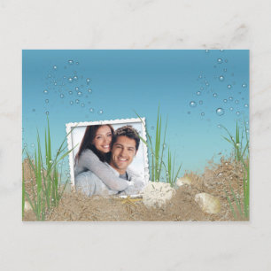 Carte Postale Faire-part Sauver la date nautique