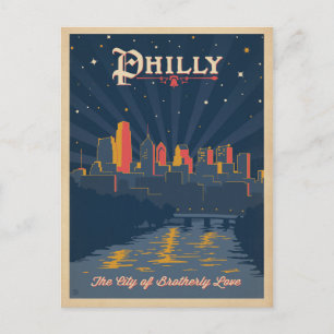 Carte Postale Faire-part Sauver la date   Philadelphie, Pennsylvanie