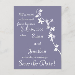 Carte Postale Faire-part Sauvez la date !