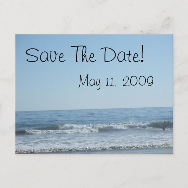 Carte Postale Faire-part Sauvez la date ! (Devant)