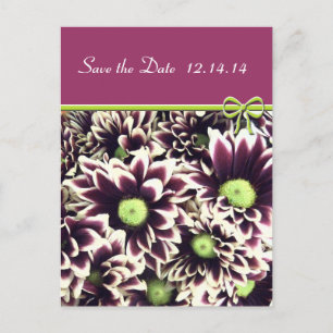 Carte Postale Faire-part Sauvez la date dentelle de la reine Anne