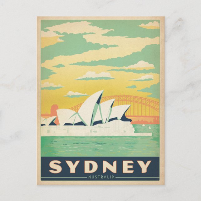 Carte Postale Faire-part Sauvez la date | Sydney, Australie (Devant)