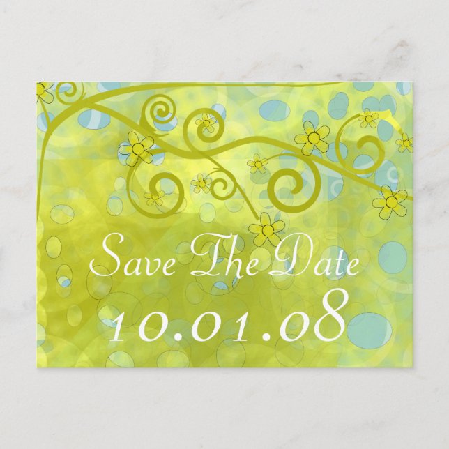 Carte Postale Faire-part Save the date- (Devant)