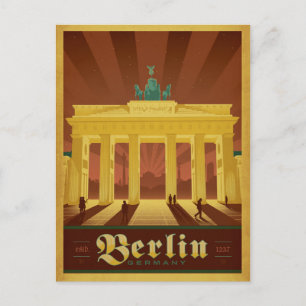 Carte Postale Faire-part Save the date Berlin, Allemagne