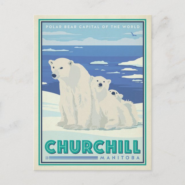 Carte Postale Faire-part Save the date | Churchill (Manitoba) (Devant)