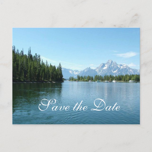 Carte Postale Faire-part Save the Date, Grand Teton National Park (Devant)