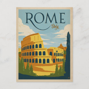 Carte Postale Faire-part Save the date   Italie, Rome
