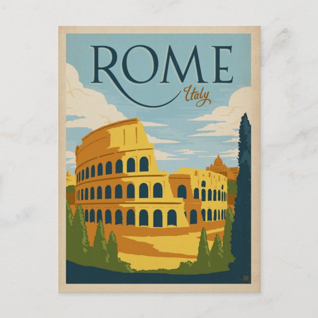 Carte Postale Faire-part Save the date | Italie, Rome (Devant)