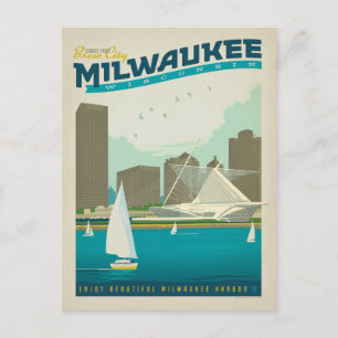 Carte Postale Faire-part Save the date   Milwaukee, WI